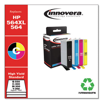 Innovera® Remanufactured Black-cyan-magenta-yellow Ink, Replacement For Hp 564xl-564 (n9h60fn), 550-300 Page-yield freeshipping - TVN Wholesale